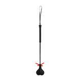 Gerte Ouch herzförmig aus PU-Leder Schwarz-Rot 47 x 7,5 cm – Ansicht 2