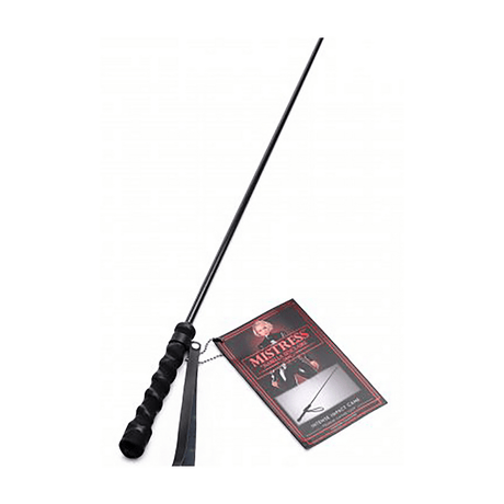 Gerte Mistress Strike Stick mit Ledergriff Leder und Kunststoff Schwarz 62 cm – Ansicht 2