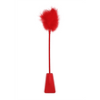 Gerte Ouch mit Federpuschel Rot 47 x 6,5 cm