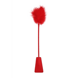 Gerte Ouch mit Federpuschel Rot 47 x 6,5 cm