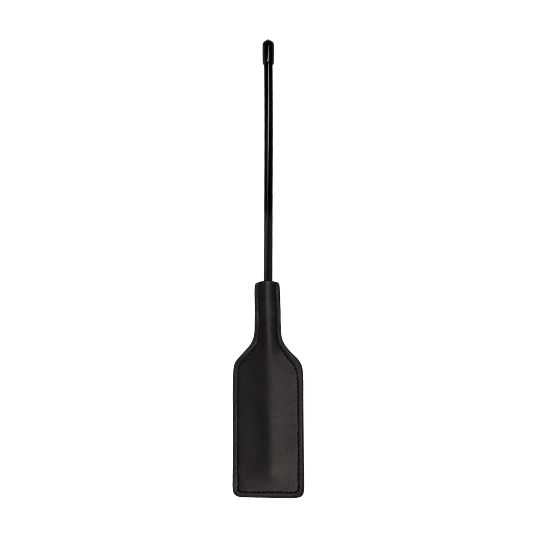 Gerte Ouch mit Aufdruck „Slut“ aus PU-Leder Schwarz 31,5 x 5 cm – Ansicht 2