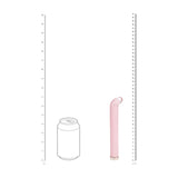 Glas-Vibrator für den G-Punkt Pink 18 x 2,5 cm – Ansicht 5