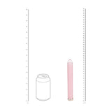 Glas-Vibrator gerade Pink 18 x 2,5 cm – Ansicht 5