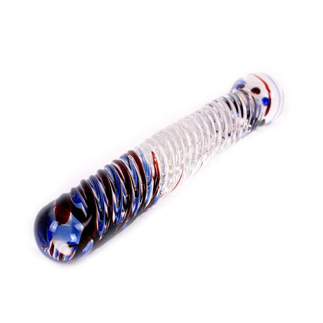 Glasdildo Clown 21 x 3,2 cm
