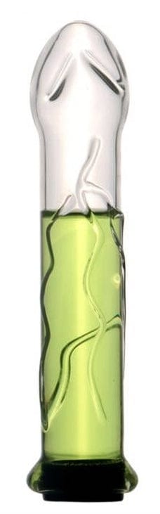 Glasdildo Hohle Frucht 16 x 3,5 cm