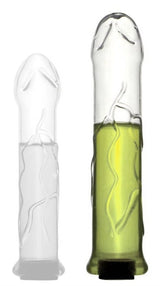 Glasdildo Hohle Frucht 19,5 x 4 cm