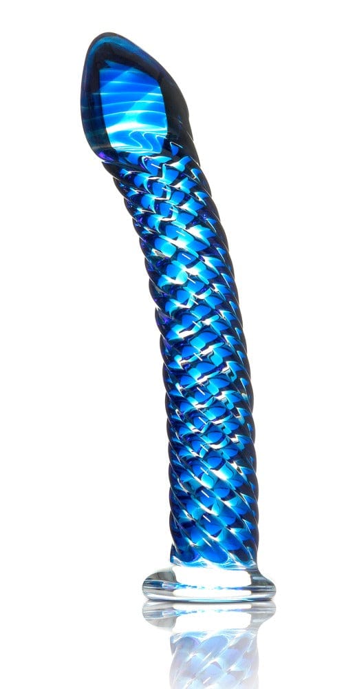 Glasdildo Icicles No. 29 Blue