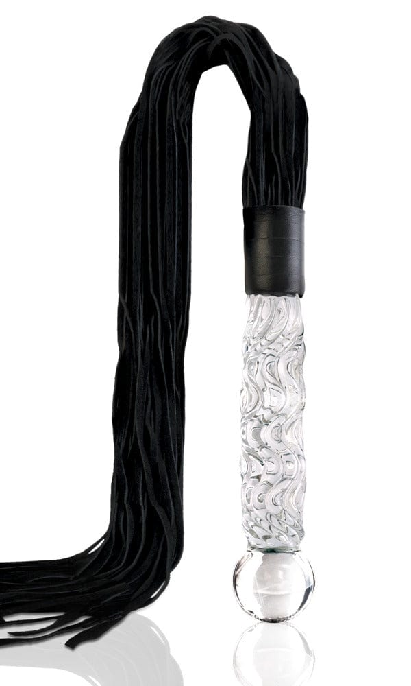 Glasdildo Icicles No. 38 Clear/Blue