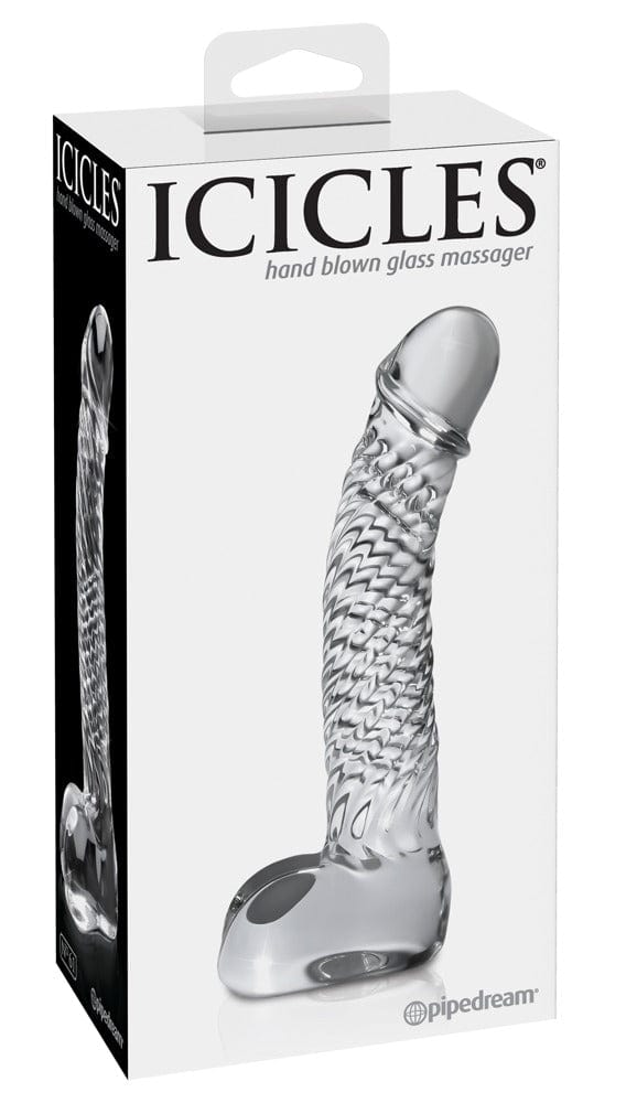 Glasdildo Icicles No. 61 Clear