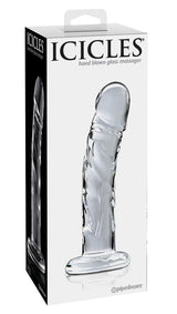 Glasdildo Icicles No. 62 Clear