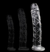 Glasdildo Kryptonith 20 x 3,8 cm