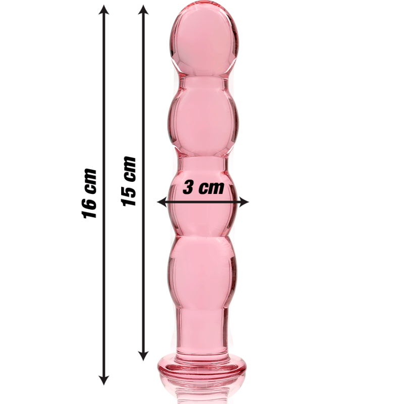 Glasdildo Modell 10 Rosa 16,5 cm – Ansicht 3
