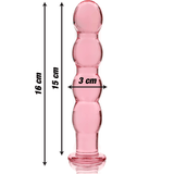 Glasdildo Modell 10 Rosa 16,5 cm – Ansicht 3