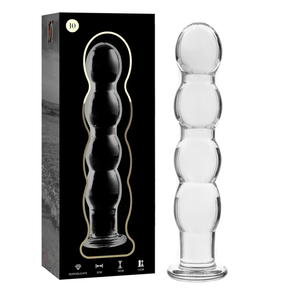 Glasdildo Modell 10 Transparent 16,5 cm