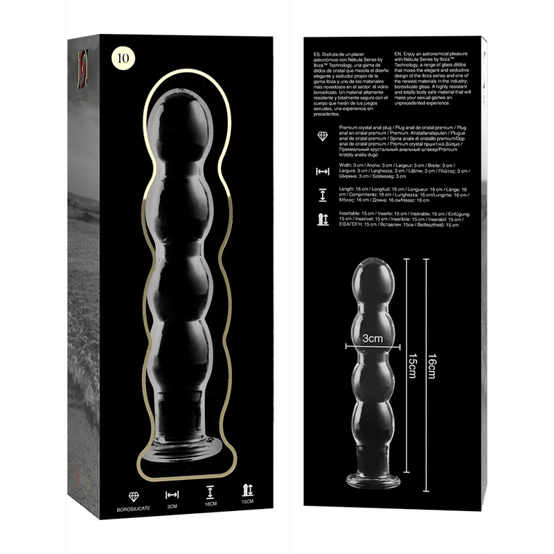 Glasdildo Modell 10 Transparent 16,5 cm – Ansicht 6