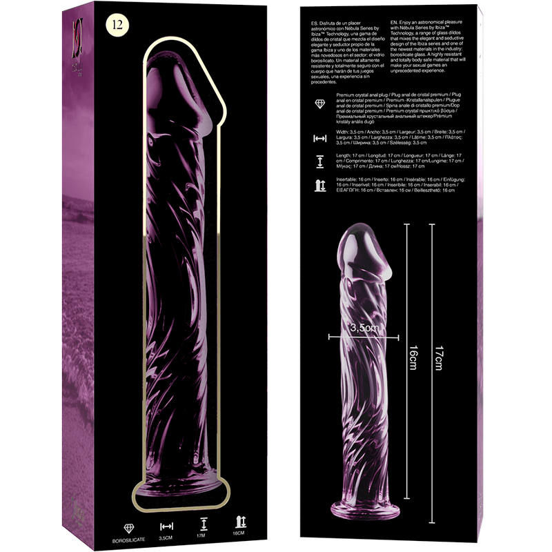 Glasdildo Modell 12 Rosa 17 cm – Ansicht 6