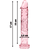 Glasdildo Modell 12 Rosa 17 cm – Ansicht 3