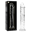 Glasdildo Modell 12 Transparent 17 cm