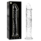 Glasdildo Modell 12 Transparent 17 cm