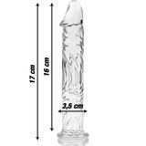 Glasdildo Modell 12 Transparent 17 cm – Ansicht 3