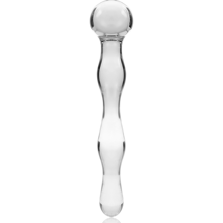 Glasdildo Modell 13 Borosilikatglas Klar -x Transparent 18 cm