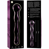 Glasdildo Modell 13 Borosilikatglas Rosa -x 18 cm