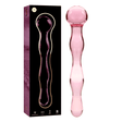 Glasdildo Modell 13 Borosilikatglas Rosa -x 18 cm