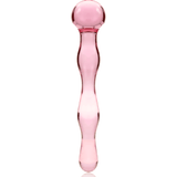 Glasdildo Modell 13 Borosilikatglas Rosa -x 18 cm