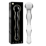 Glasdildo Modell 13 Transparent 18 cm