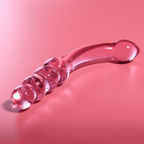 Glasdildo Modell 14 Borosilikatglas Rosa -x 18,5 cm