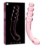 Glasdildo Modell 14 Borosilikatglas Rosa -x 18,5 cm