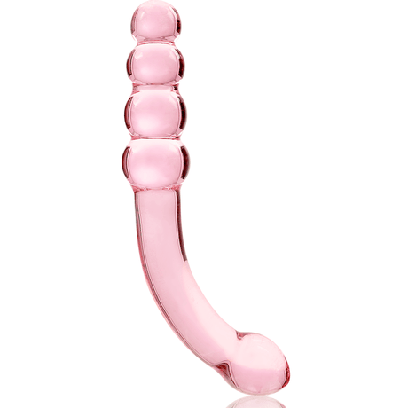 Glasdildo Modell 14 Borosilikatglas Rosa -x 18,5 cm