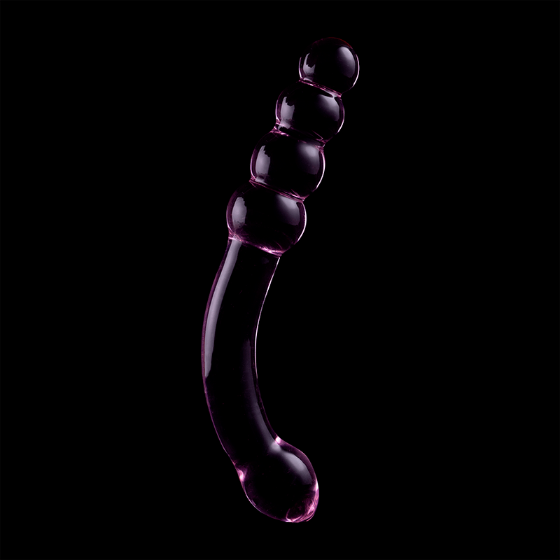 Glasdildo Modell 14 Borosilikatglas Rosa -x 18,5 cm