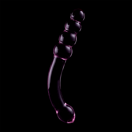 Glasdildo Modell 14 Borosilikatglas Rosa -x 18,5 cm