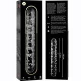 Glasdildo Modell 15 Borosilikatglas Klar -x Transparent 18,5 cm