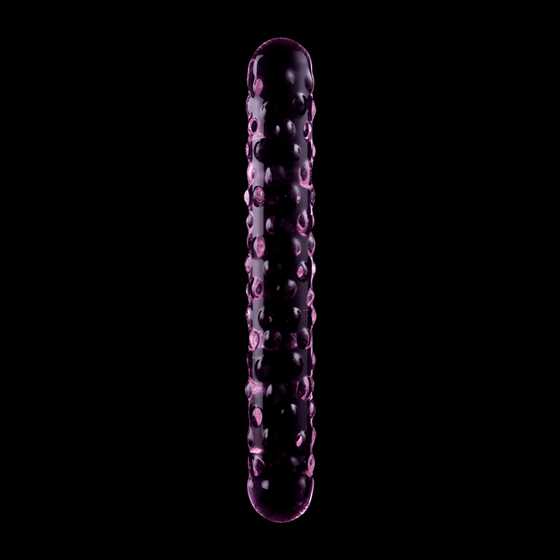 Glasdildo Modell 15 Borosilikatglas Rosa -x 18,5 cm