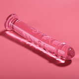 Glasdildo Modell 16 Borosilikatglas Rosa -x 18,5 cm