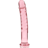 Glasdildo Modell 16 Borosilikatglas Rosa -x 18,5 cm