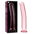 Glasdildo Modell 17 Borosilikatglas Rosa -x 18,5 cm