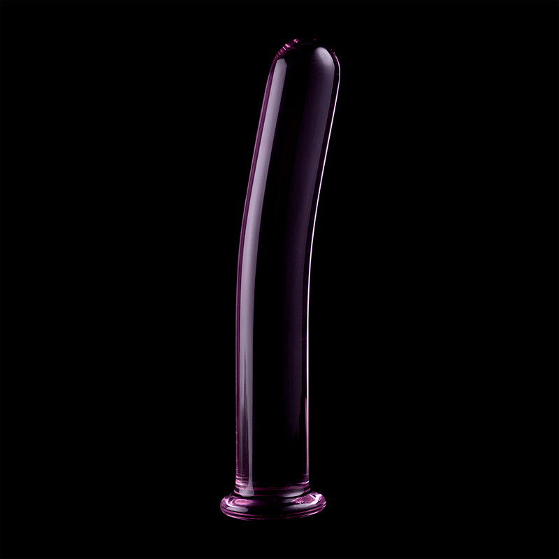 Glasdildo Modell 17 Borosilikatglas Rosa -x 18,5 cm