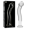 Glasdildo Modell 18 Borosilikatglas Klar -x Transparent 18,5 cm
