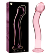 Glasdildo Modell 18 Borosilikatglas Rosa -x 18,5 cm