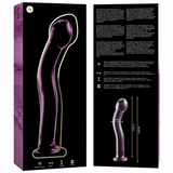 Glasdildo Modell 18 Borosilikatglas Rosa -x 18,5 cm