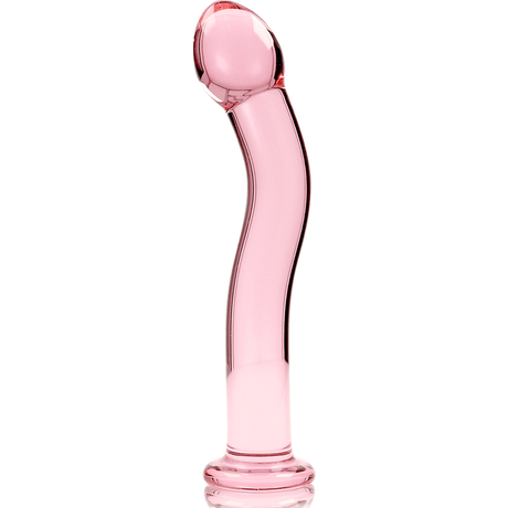 Glasdildo Modell 18 Borosilikatglas Rosa -x 18,5 cm