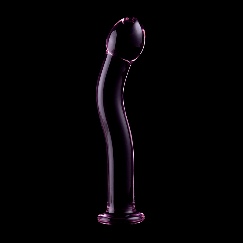 Glasdildo Modell 18 Borosilikatglas Rosa -x 18,5 cm