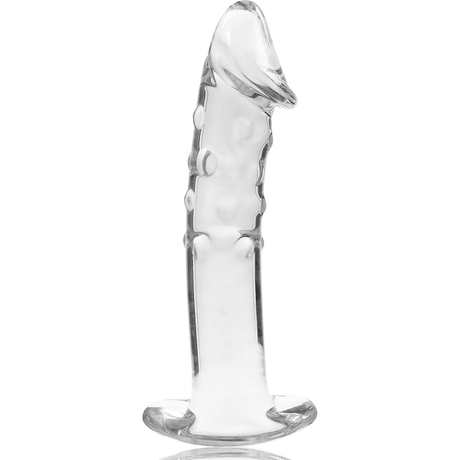 Glasdildo Modell 19 Borosilikatglas Klar -x Transparent 18,5 cm
