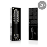 Glasdildo Modell 20 Borosilikatglas Klar -x Transparent 20,5 cm