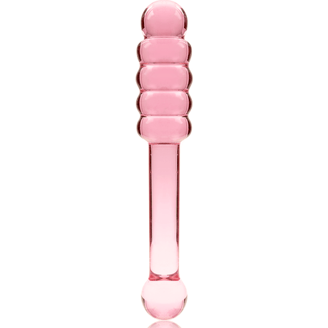 Glasdildo Modell 20 Borosilikatglas Rosa -x 20,5 cm