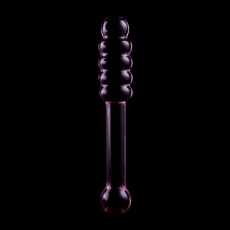 Glasdildo Modell 20 Borosilikatglas Rosa -x 20,5 cm