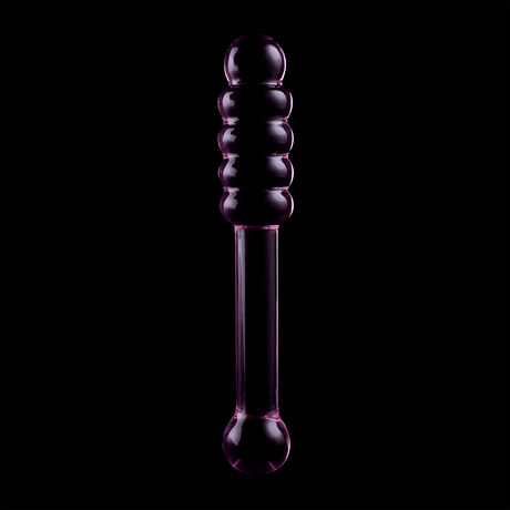 Glasdildo Modell 20 Borosilikatglas Rosa -x 20,5 cm